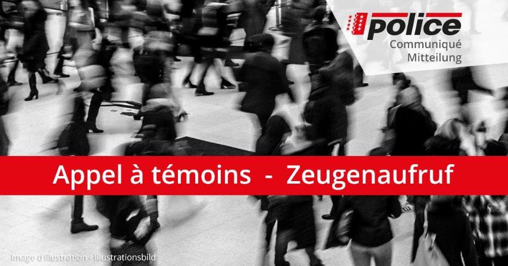 Appel à témoins après un accident de la circulation à Fully